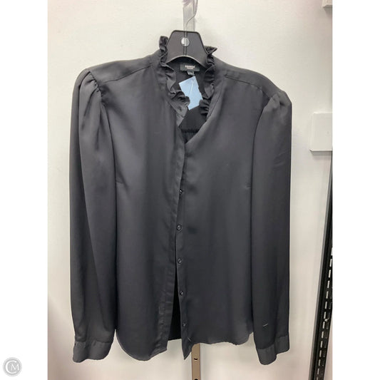 Top Long Sleeve By Express In Black, Size: M