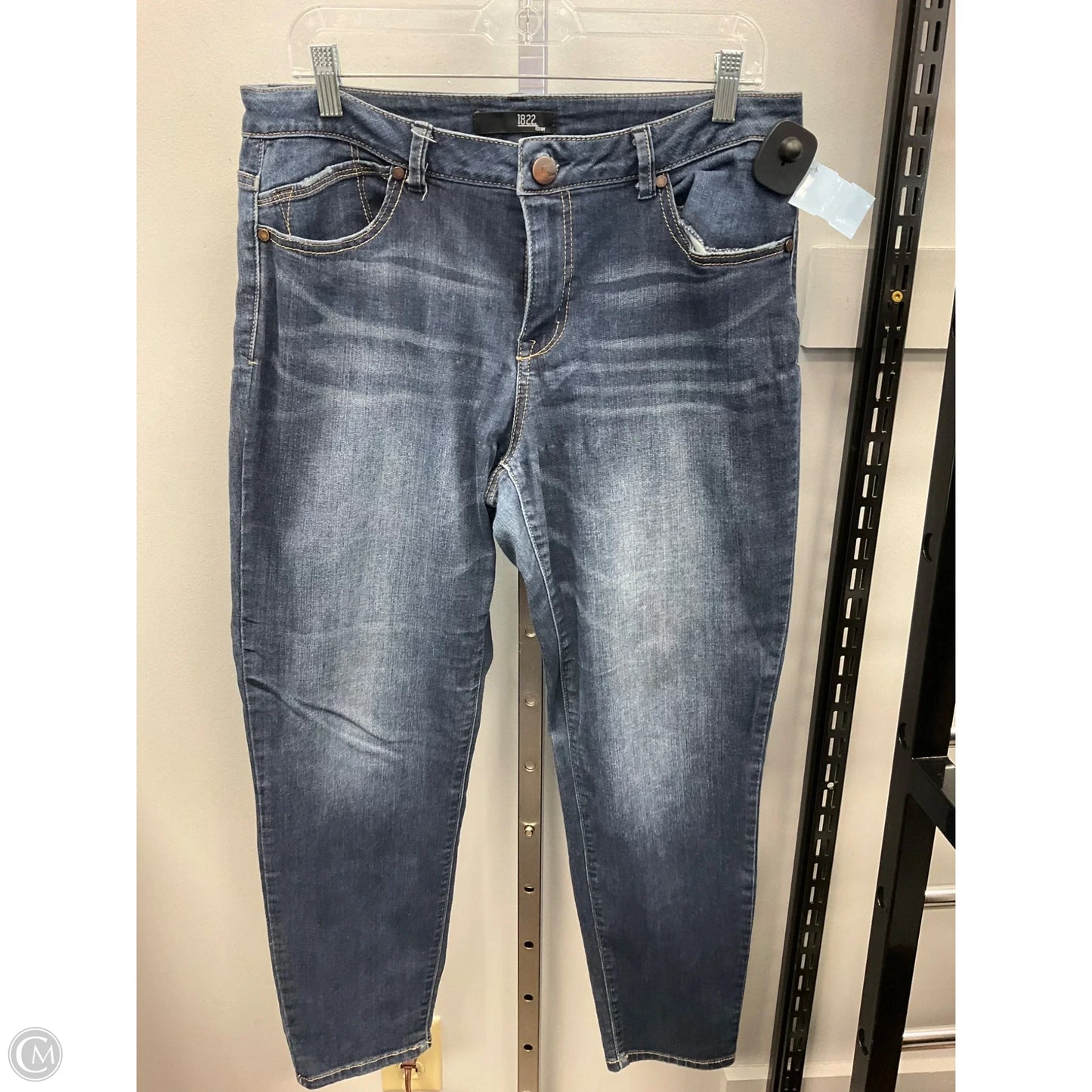 Jeans Straight By 1822 Denim In Blue, Size: 14