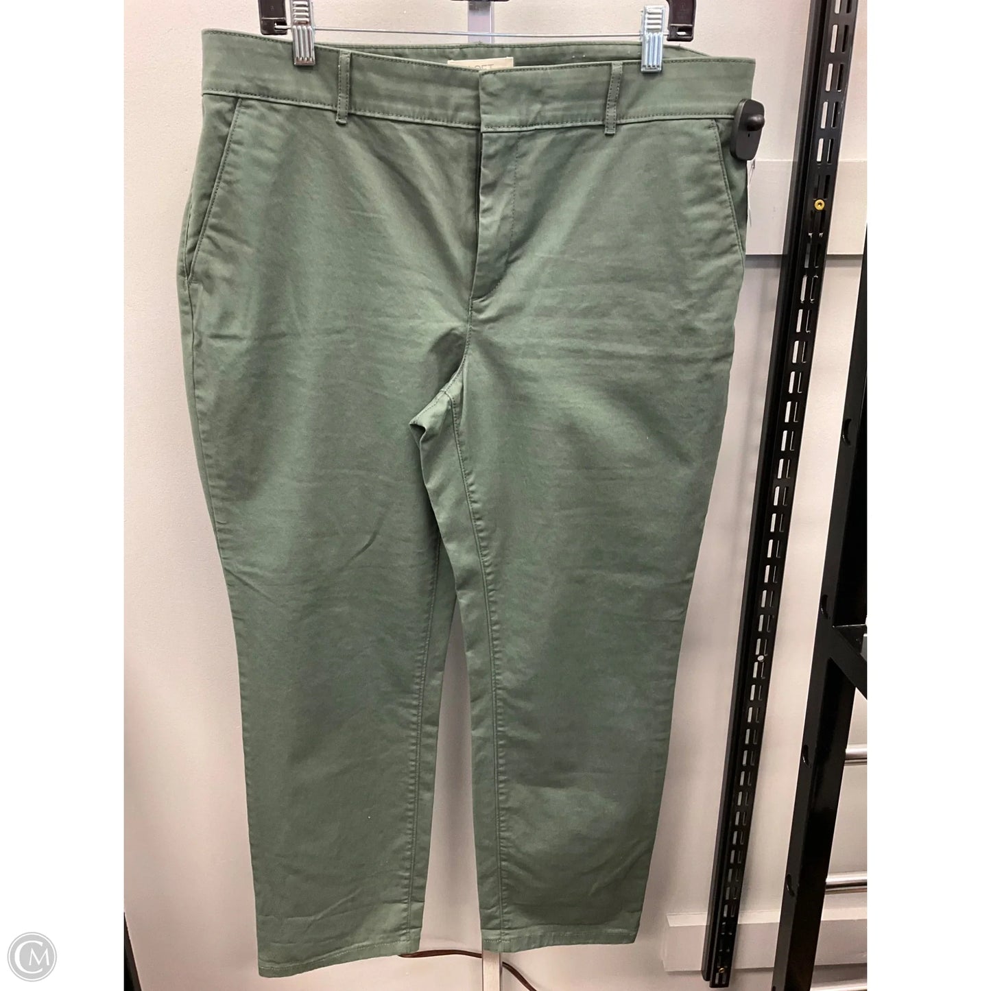 Pants Dress By Loft In Green, Size: 14