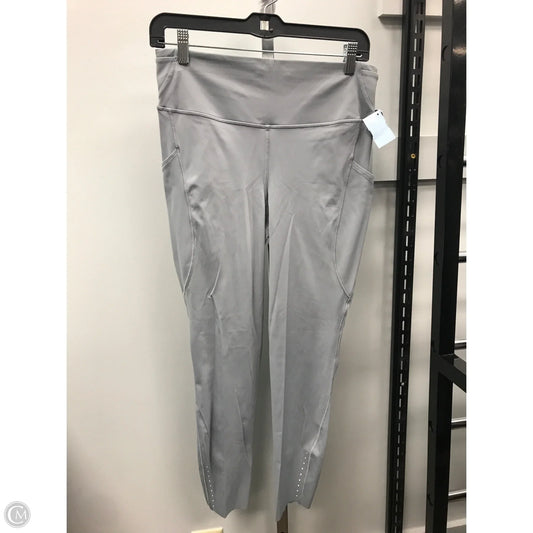 Athletic Leggings By Lululemon In Grey, Size: 10