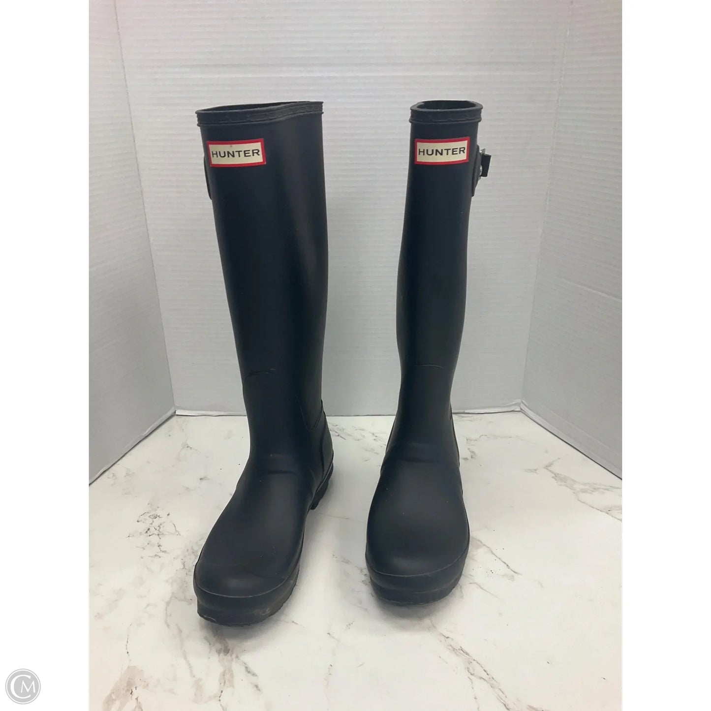 Boots Rain By Hunter In Black, Size: 7