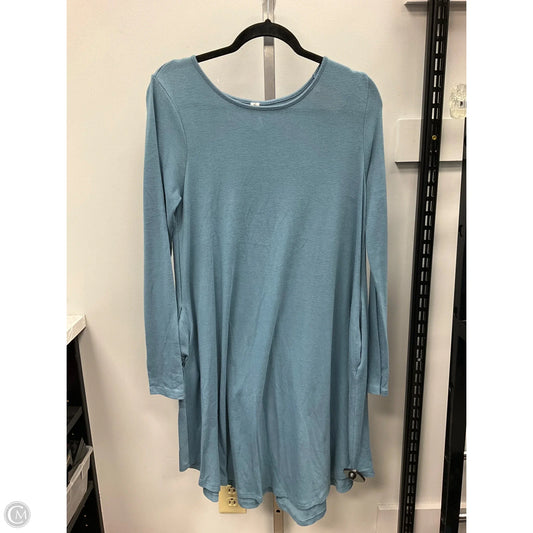 Dress Casual Midi By Zenana Outfitters In Blue, Size: M