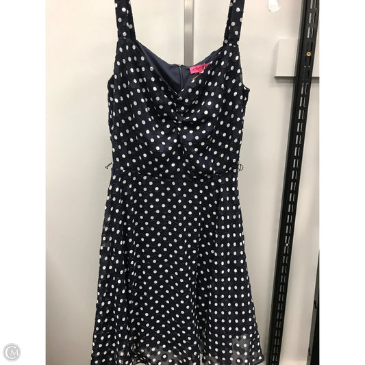 Dress Casual Short By Betsey Johnson In Polkadot Pattern, Size: 6
