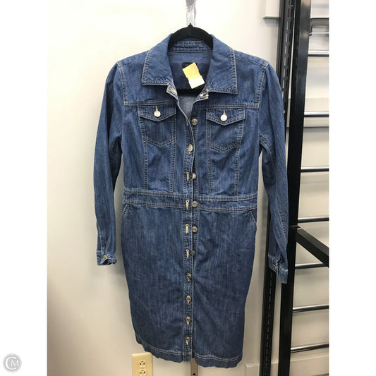 Dress Casual Short By Talbots In Blue Denim, Size: 6