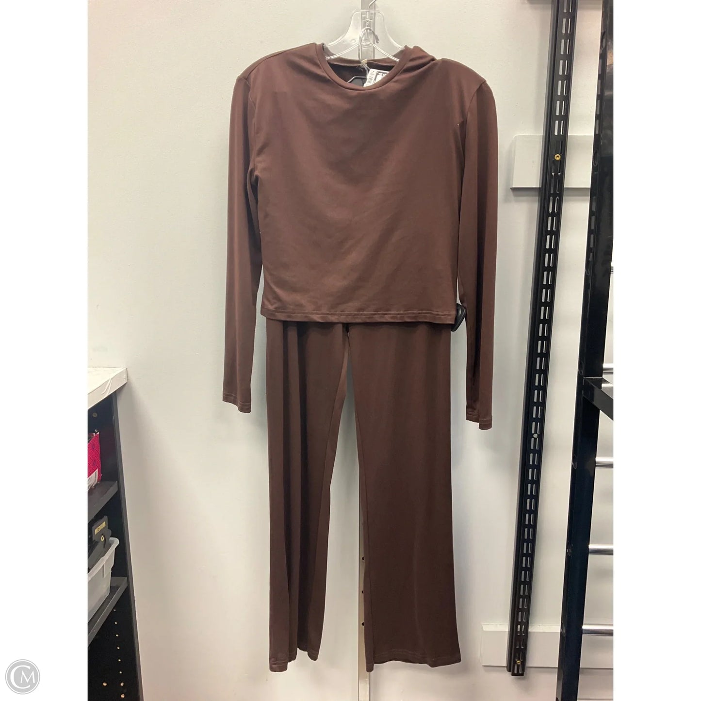 Pants Set 2pc By Clothes Mentor In Brown, Size: L