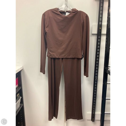 Pants Set 2pc By Clothes Mentor In Brown, Size: L