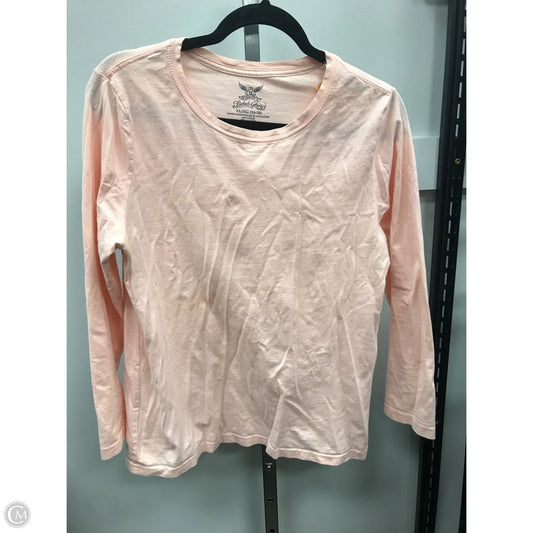 Top Long Sleeve By Faded Glory In Pink, Size: Xl