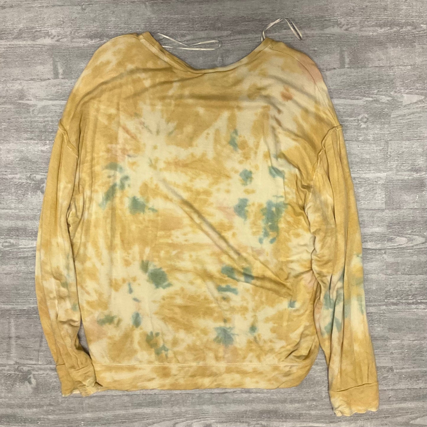 Top Long Sleeve By Knox Rose In Tie Dye, Size: M