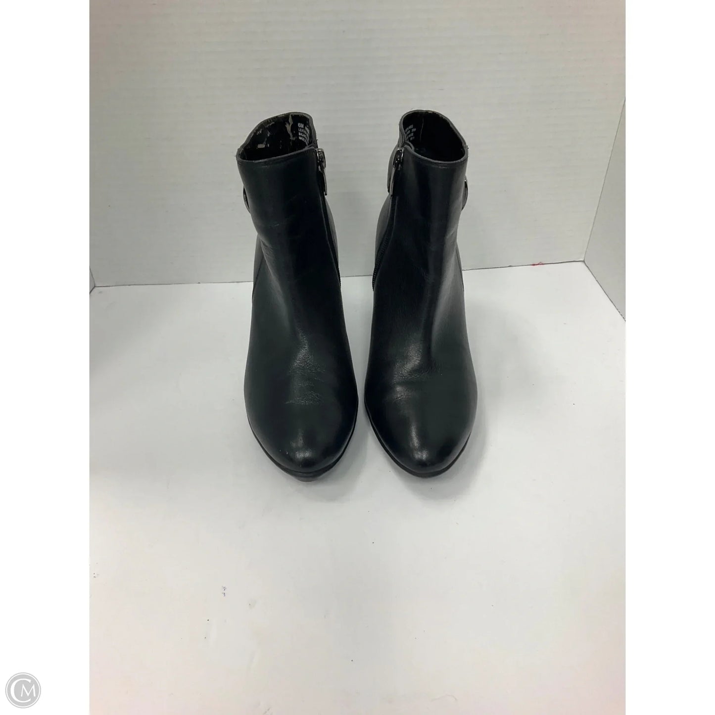 Boots Ankle Heels By Anne Klein In Black, Size: 6