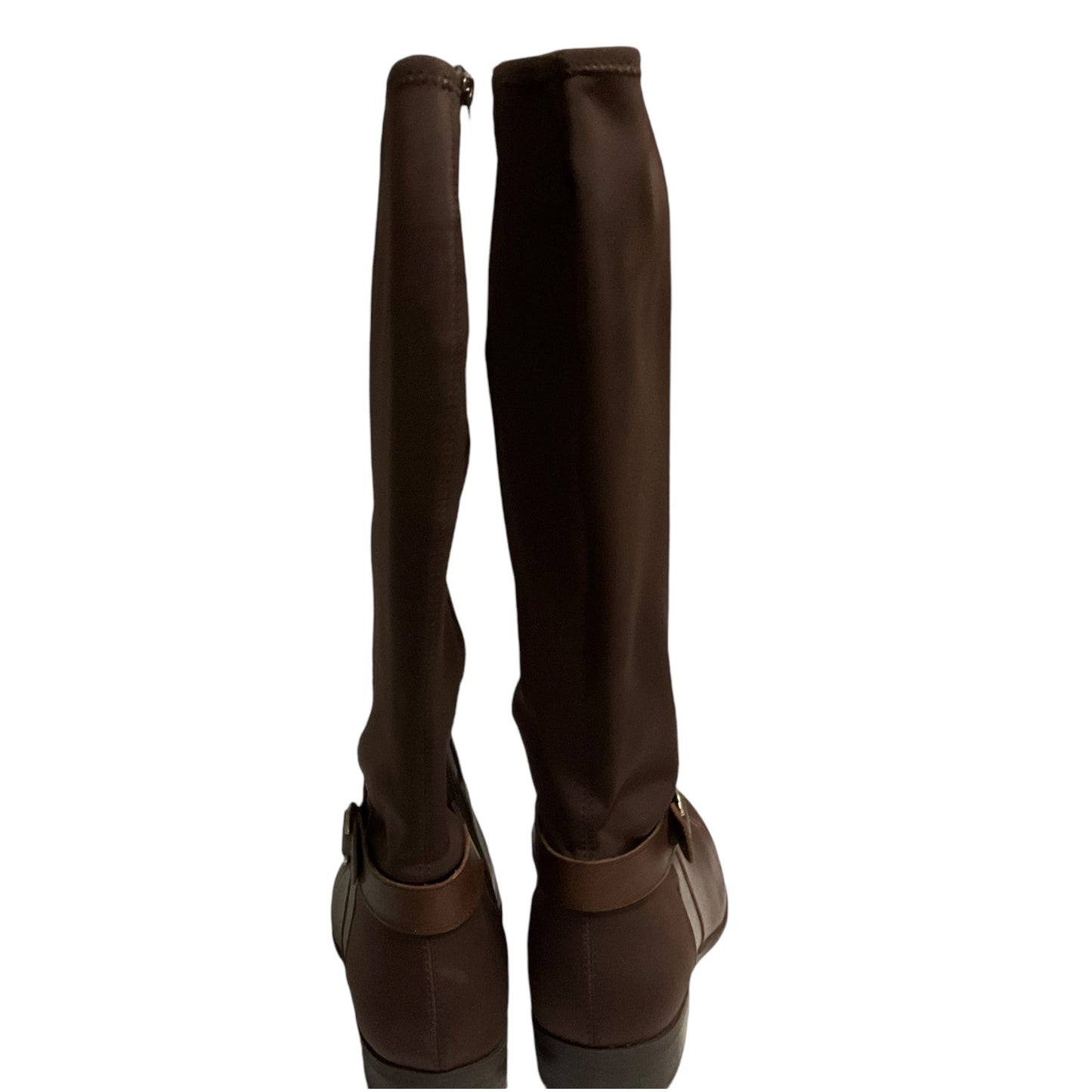 Boots Knee Flats By Nine West In Brown, Size: 9.5