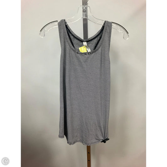 Athletic Tank Top By Lululemon In Striped Pattern, Size: 10