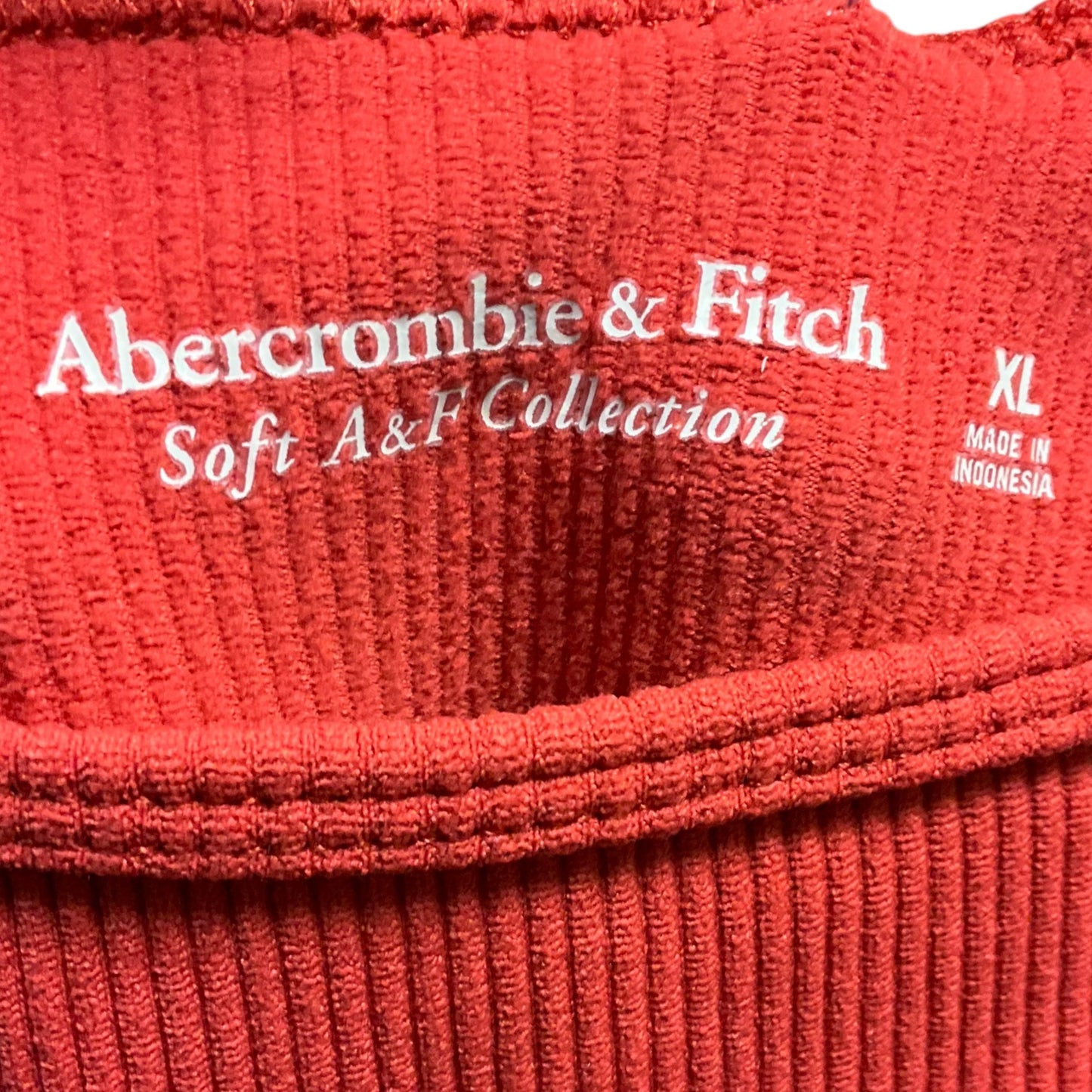 Bodysuit By Abercrombie And Fitch In Orange, Size: Xl