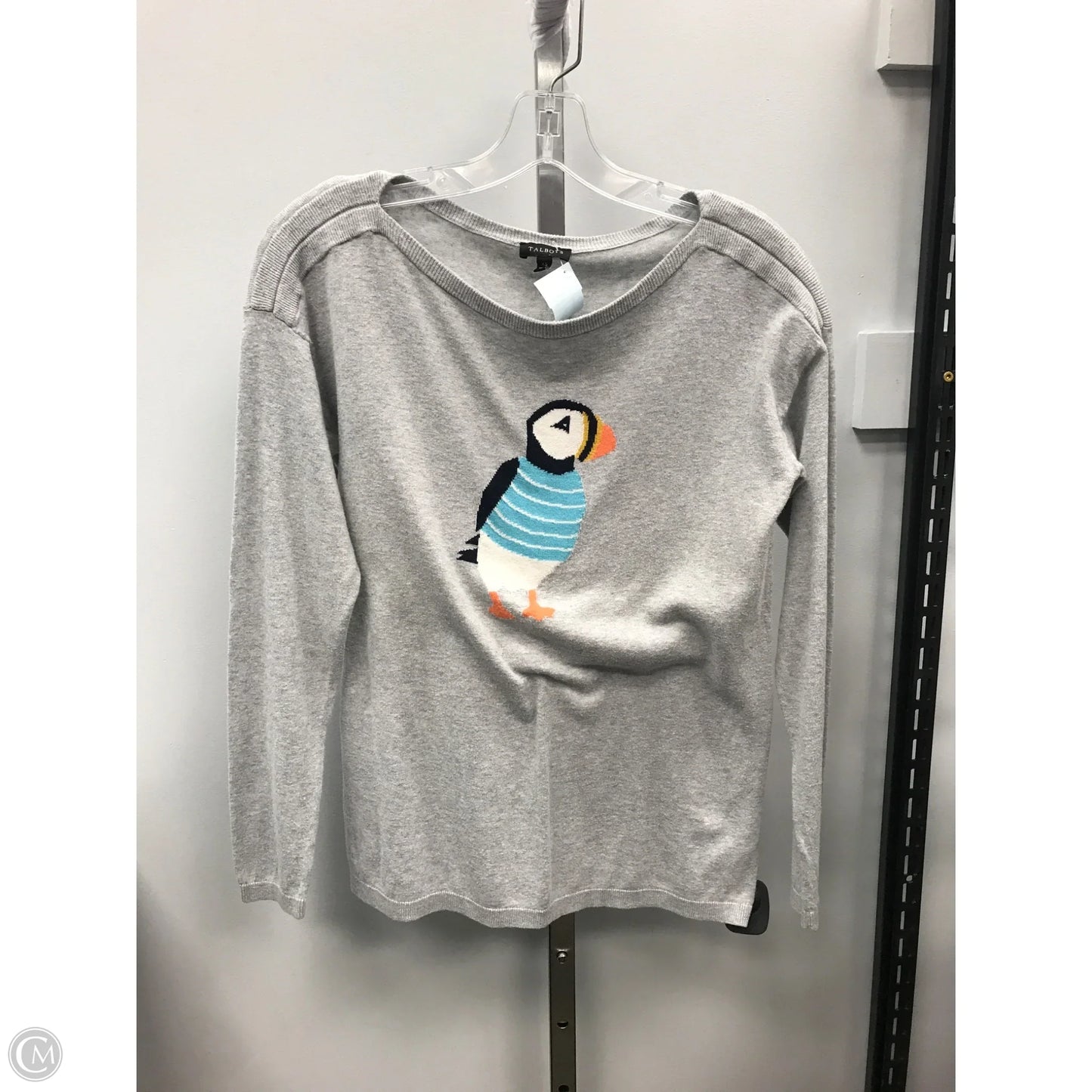 Sweater By Talbots In Grey, Size: Xs