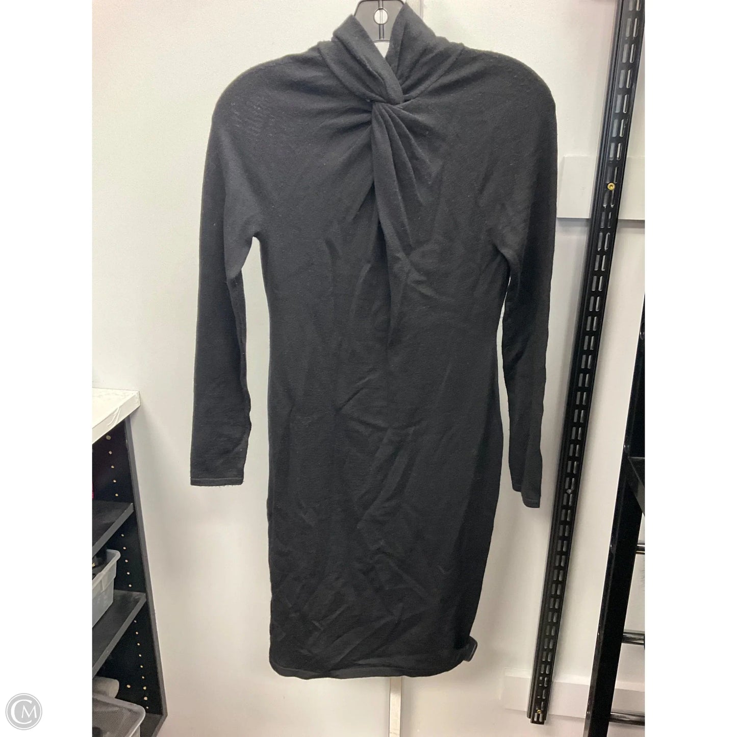 Dress Casual Midi By Lauren By Ralph Lauren In Black, Size: M