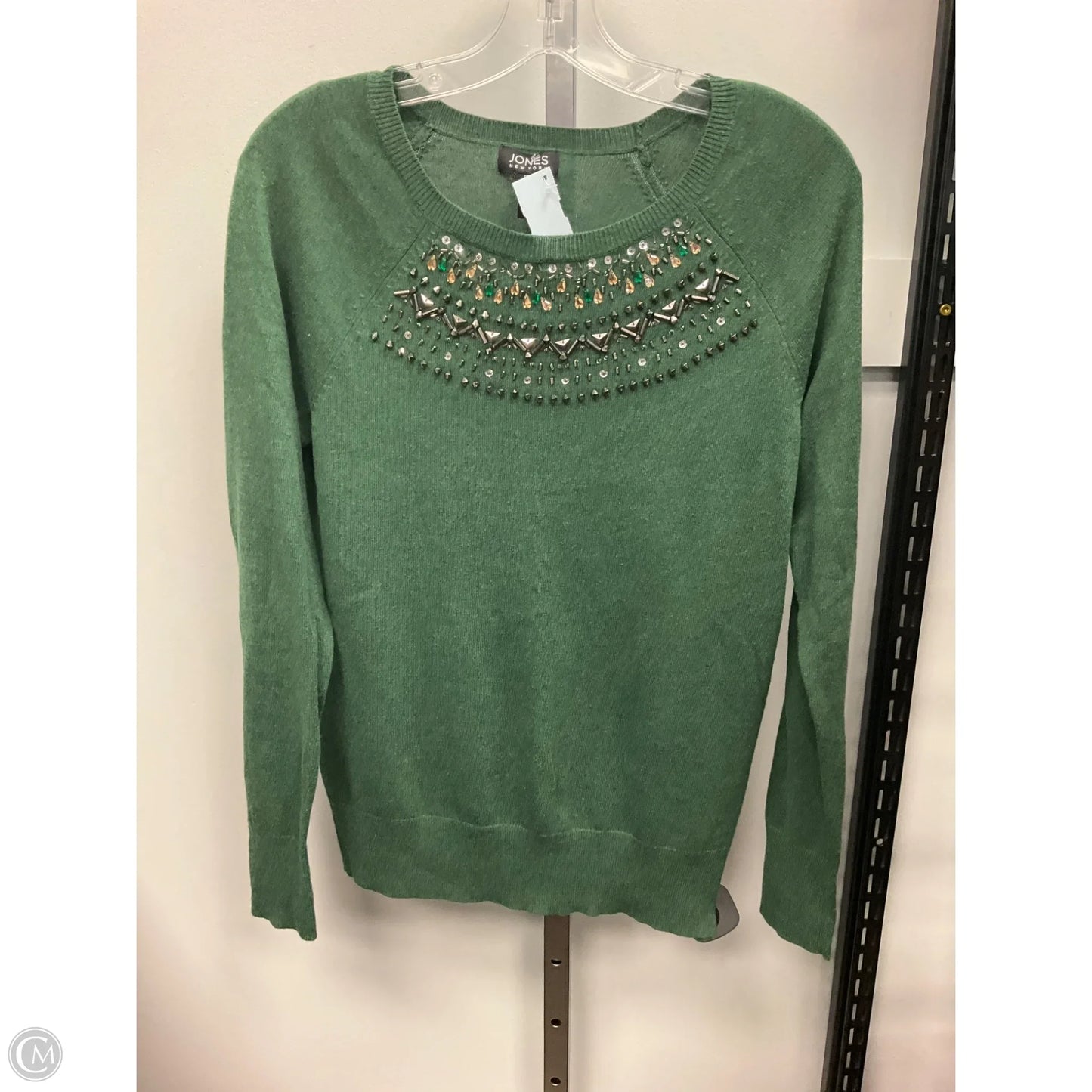 Top Long Sleeve By Jones New York In Green, Size: S