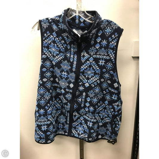Vest Fleece By Cuddl Duds In Blue, Size: Xl