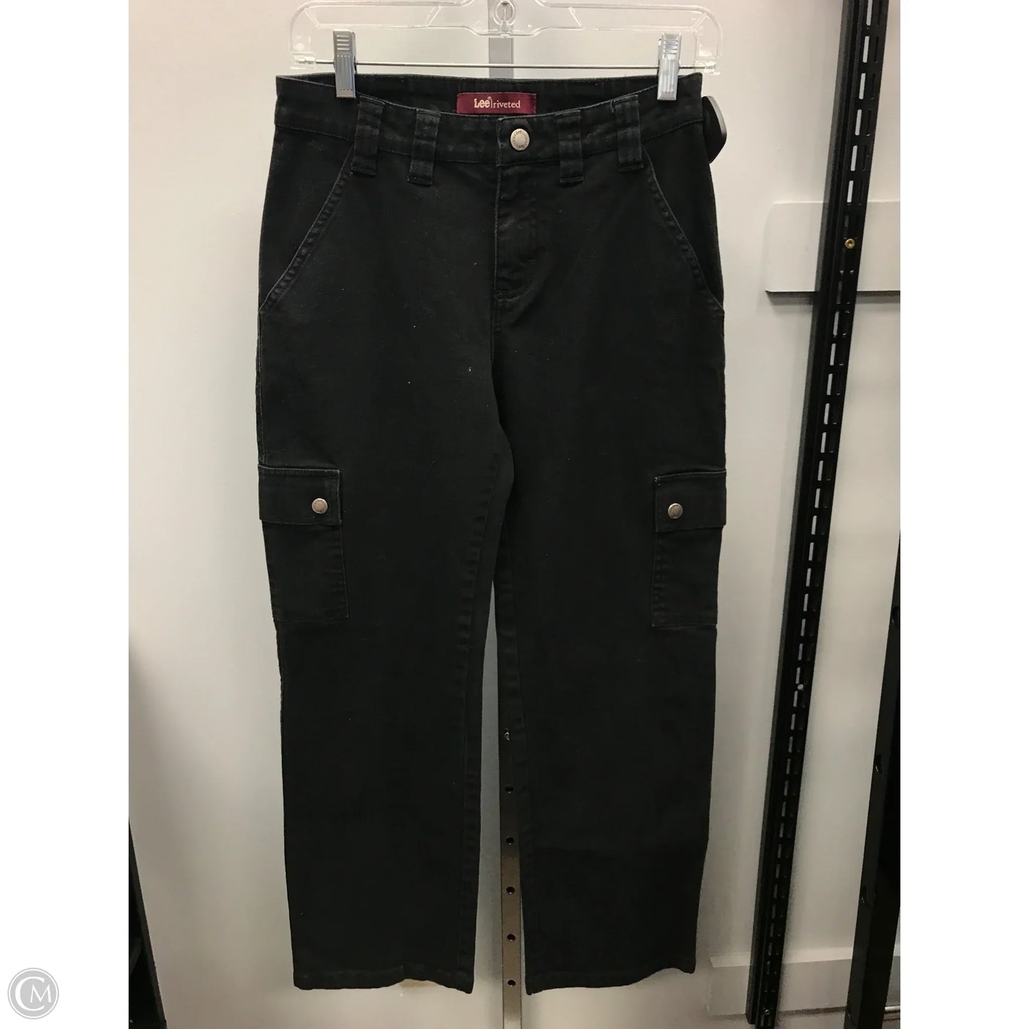 Pants Wide Leg By Lee In Black Denim, Size: 4p