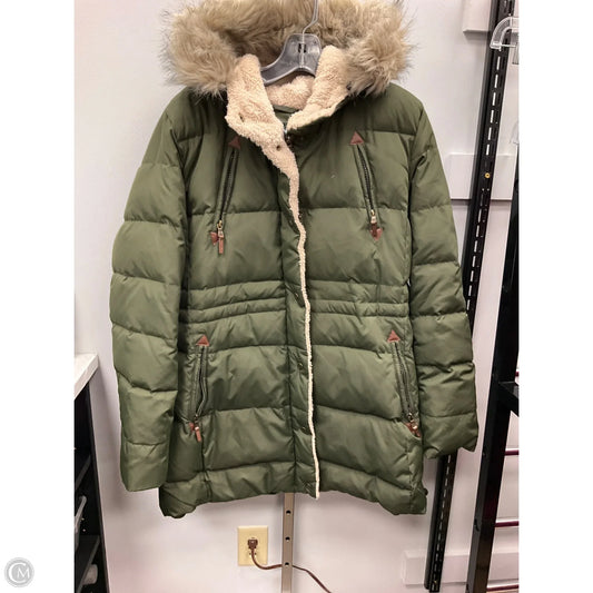 Coat Puffer & Quilted By Lauren By Ralph Lauren In Green, Size: Xl