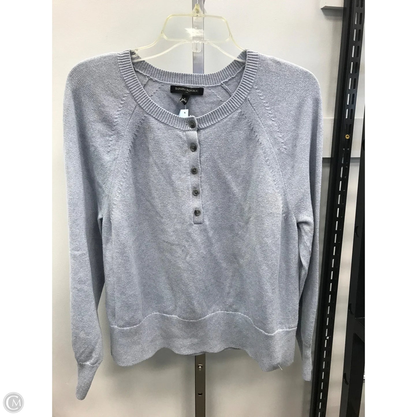 Sweater By Banana Republic In Blue, Size: L