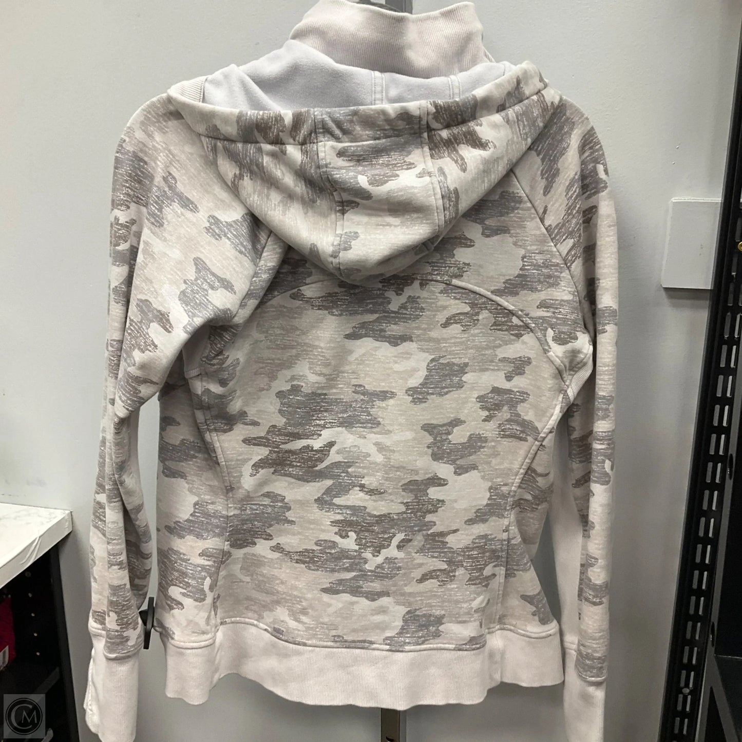 Athletic Jacket By Athleta In Camouflage Print, Size: L