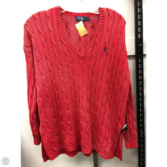 Sweater By Polo Ralph Lauren In Red, Size: S