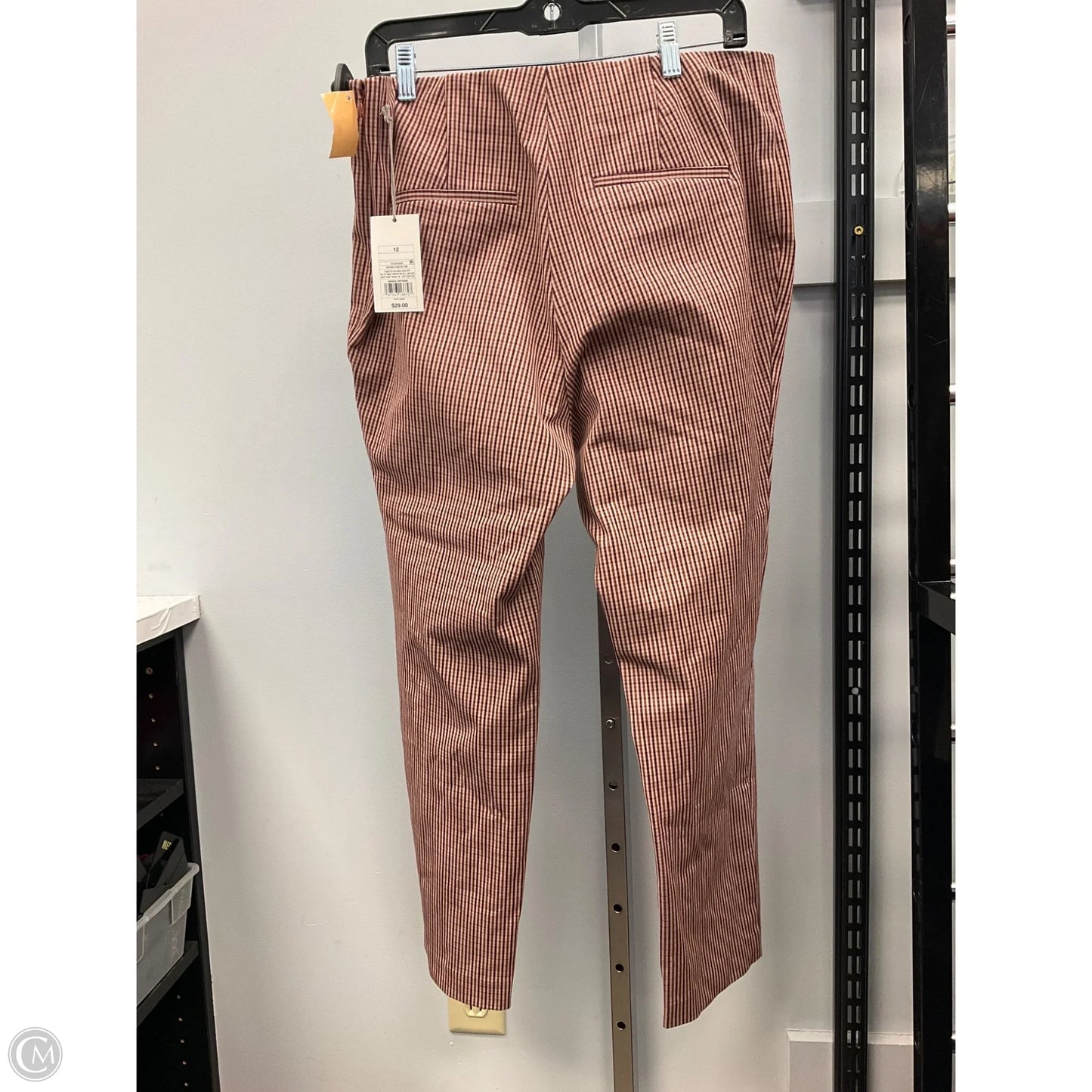 Pants Leggings By A New Day In Plaid Pattern, Size: 12