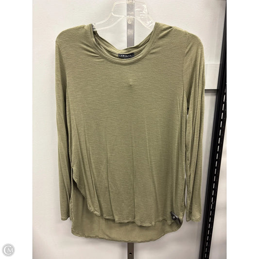 Top Long Sleeve Basic By Tribal In Green, Size: M