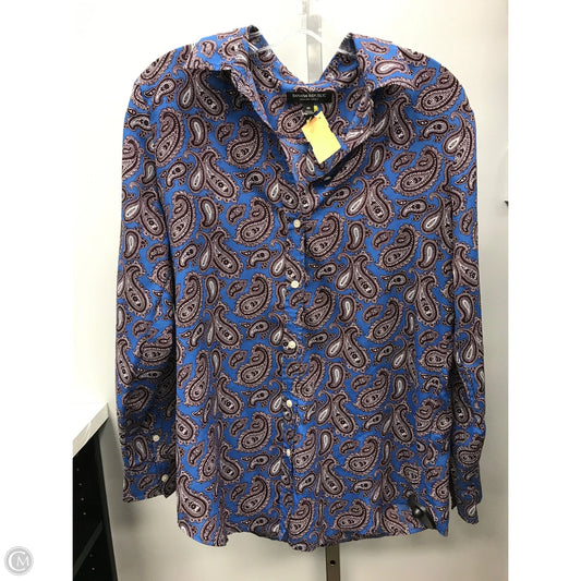 Top Long Sleeve By Banana Republic In Paisley Print, Size: M