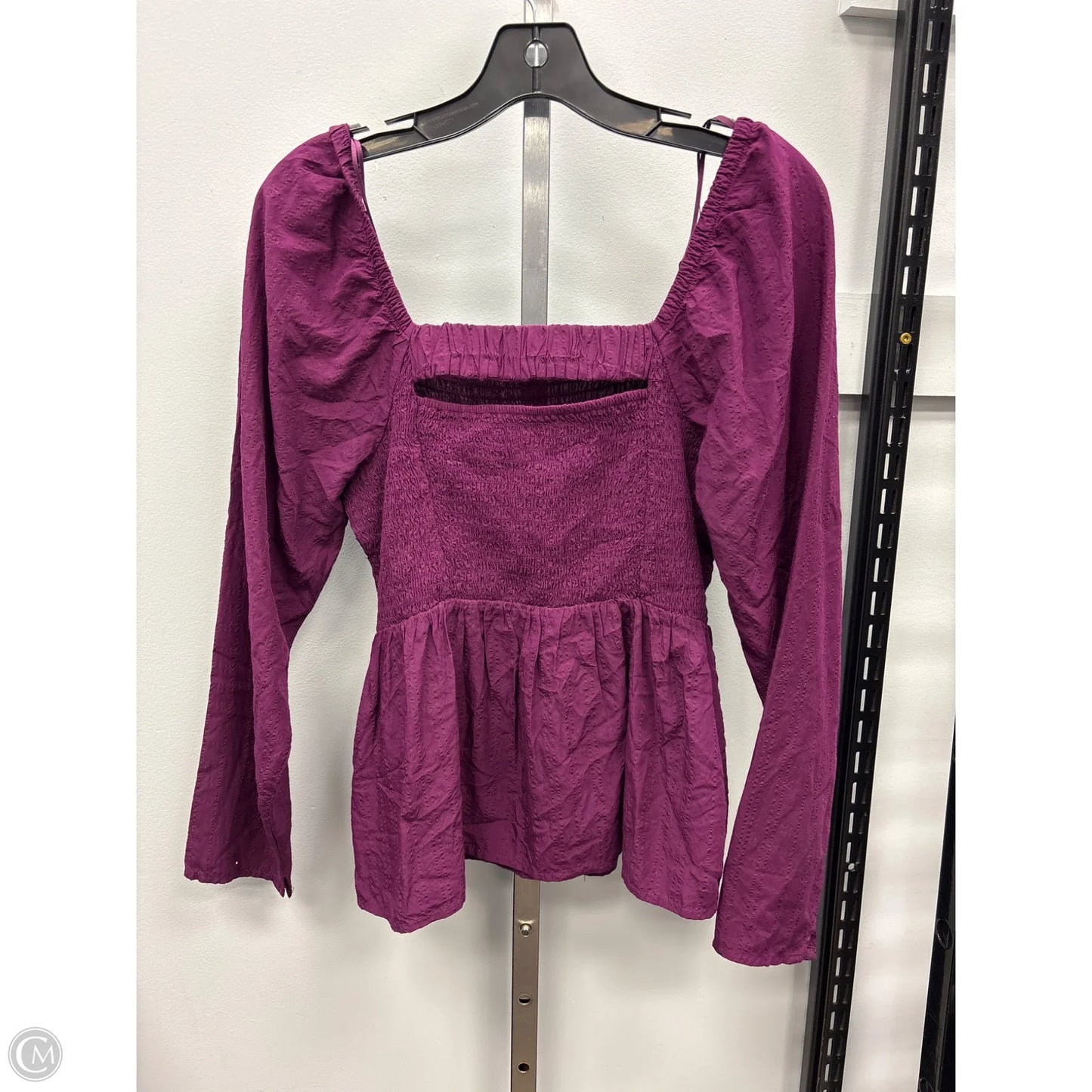 Top Long Sleeve By Old Navy In Purple, Size: L