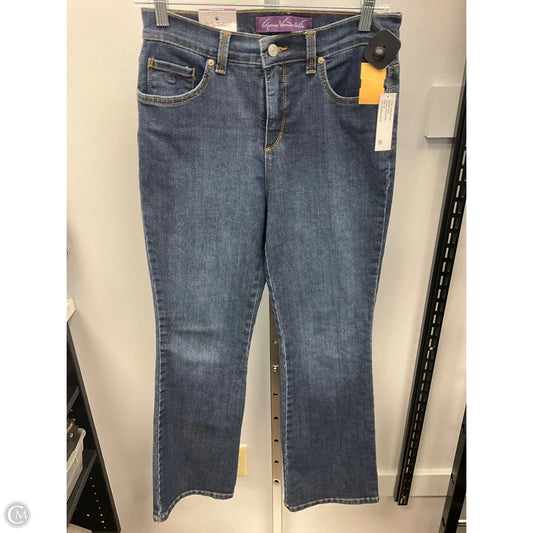 Jeans Flared By Gloria Vanderbilt In Blue Denim, Size: 4p