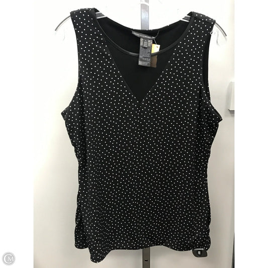 Top Sleeveless By White House Black Market In Black & White, Size: L