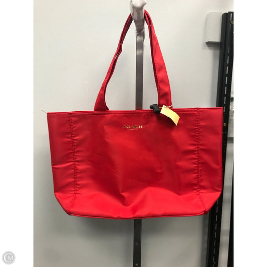 Tote Designer By Coach, Size: Large