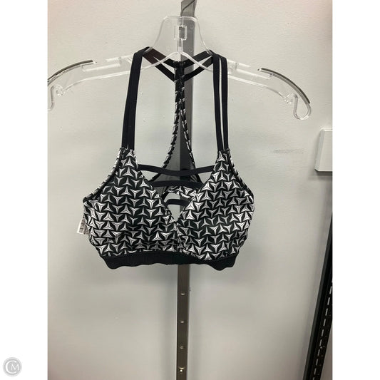 Athletic Bra By Victorias Secret In Black & White, Size: Xs