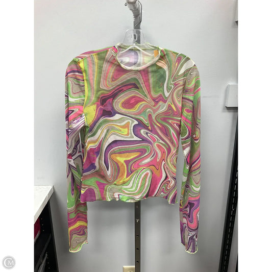 Top Long Sleeve By Shein In Multi-colored, Size: Xl
