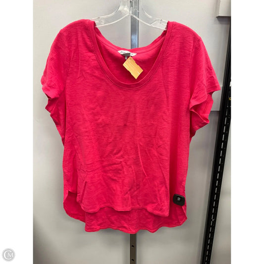 Top Short Sleeve Basic By Tommy Bahama In Pink, Size: Xl