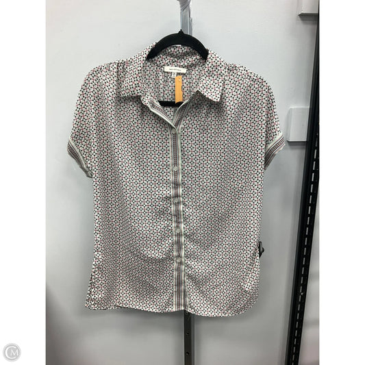 Top Short Sleeve By Max Studio In Multi-colored, Size: M