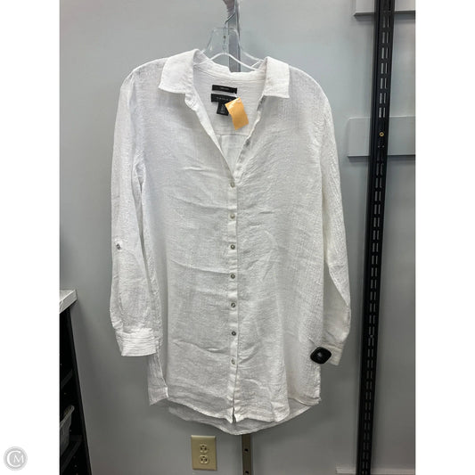 Dress Casual Short By Tahari In White, Size: S