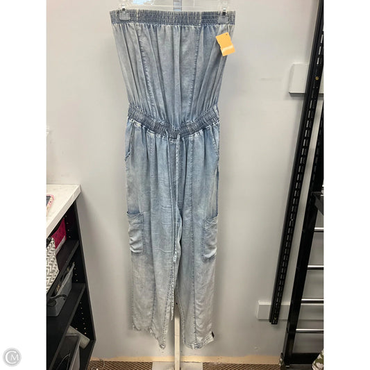Jumpsuit By Evereve In Blue Denim, Size: Xs