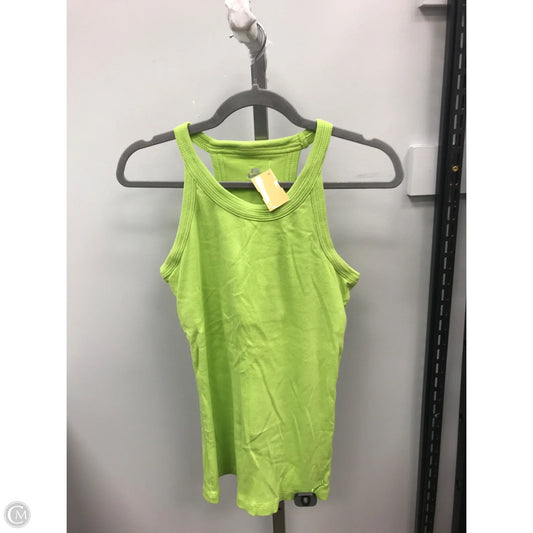Athletic Tank Top By Nike Apparel In Green, Size: Xl