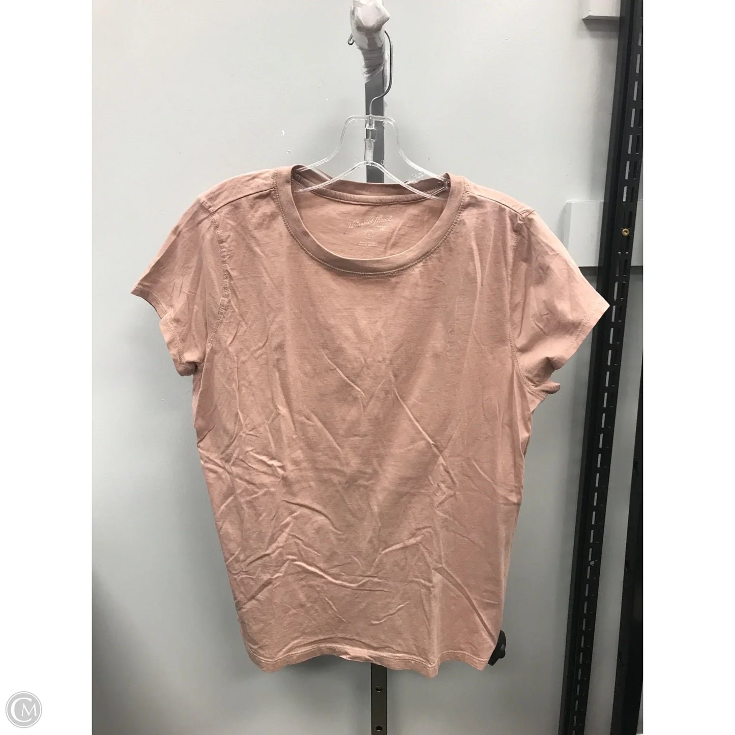 Top Short Sleeve Basic By Universal Thread In Pink, Size: L