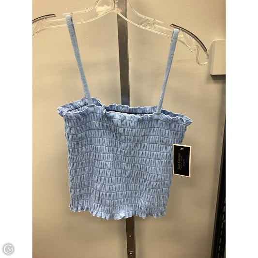Top Sleeveless By Juicy Couture In Blue, Size: S