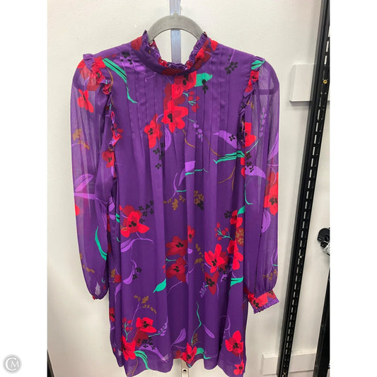Dress Casual Short By Calvin Klein In Purple, Size: 6