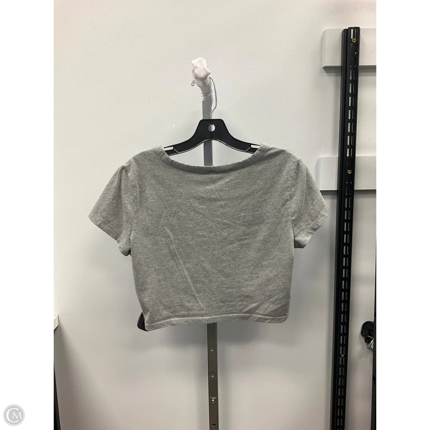 Top Short Sleeve Basic By Wild Fable In Grey, Size: L