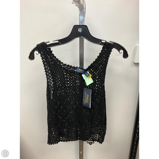 Top Sleeveless By Polo Ralph Lauren In Black, Size: L