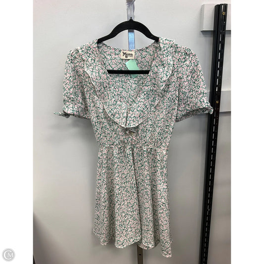Dress Casual Short By Mumu In Floral Print, Size: Xs