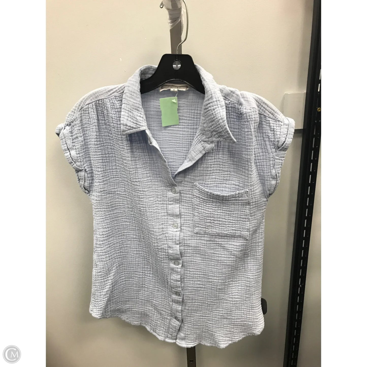 Top Short Sleeve By Hippie Rose In Blue, Size: M