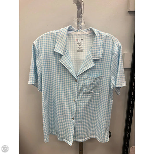 Pajamas 2pc By Clothes Mentor In Checkered Pattern, Size: L