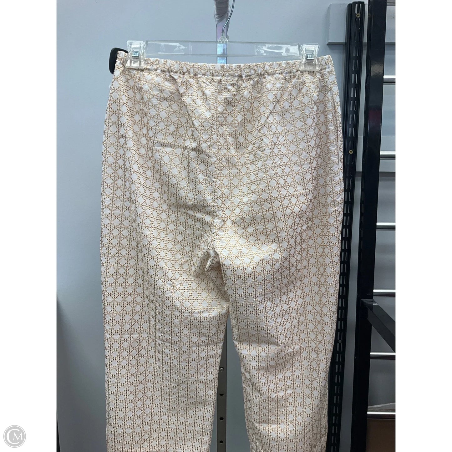 Pants Wide Leg By Cmb In Gold & Tan, Size: S