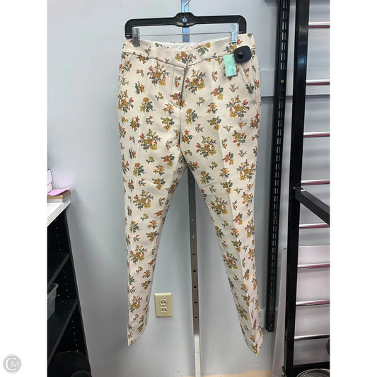 Pants Designer By Tory Burch In Floral Print, Size: 6