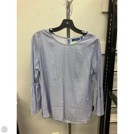 Top 3/4 Sleeve By Apt 9 In Striped Pattern, Size: M